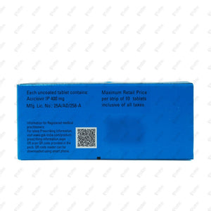 Zovirax 400 Tablet 10's