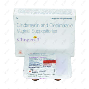 Clingen 3 Vaginal Suppositories 3's