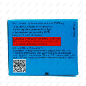 Zovirax 800mg Tablet 5's