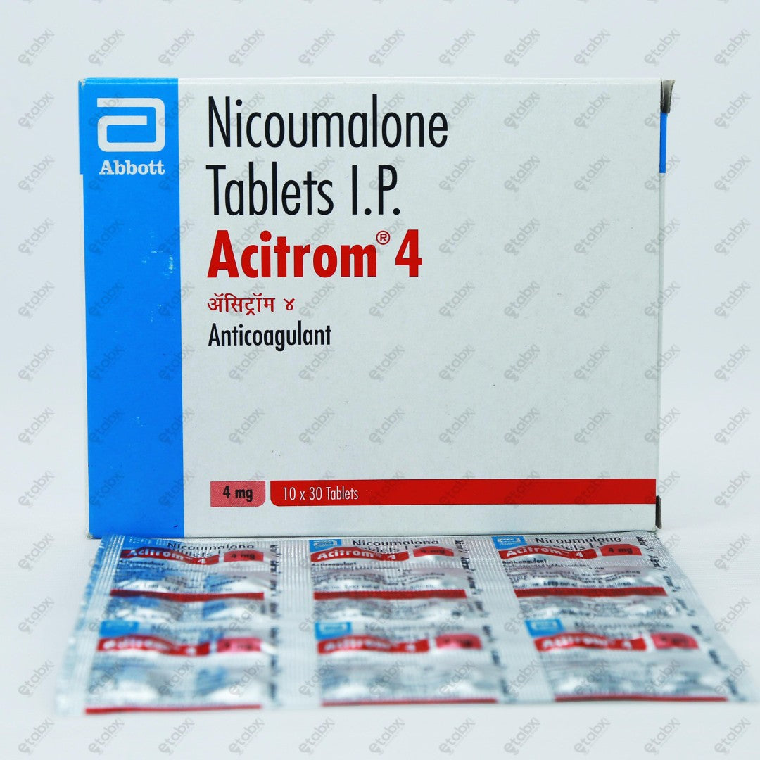 Acitrom 4mg Tablet 30's