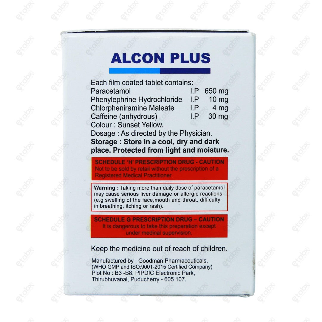 Alcon Plus Tablet 10's