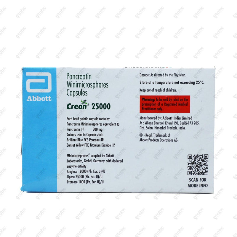 Creon 25000 Capsule 15's