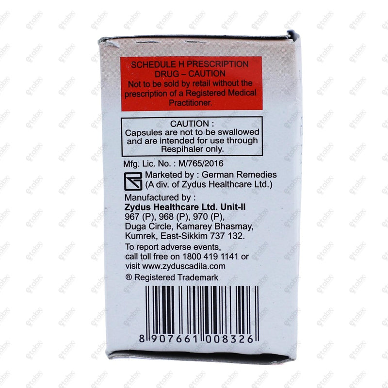 Formonide 100mcg Rotacap 30'S Capsules