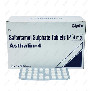 Asthalin 4mg Tablet 30's