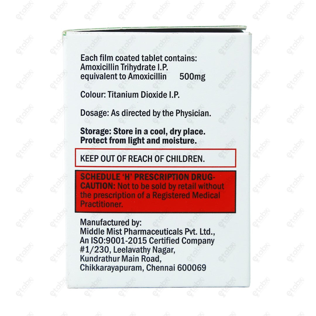 Moxhep 500MG Tablet 10's