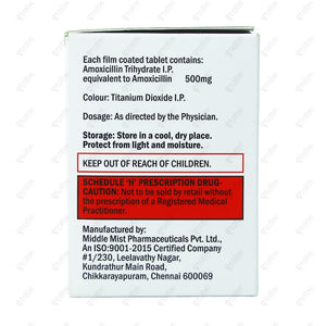 Moxhep 500MG Tablet 10's