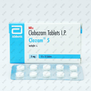 Clozam 5mg Tablet 10's