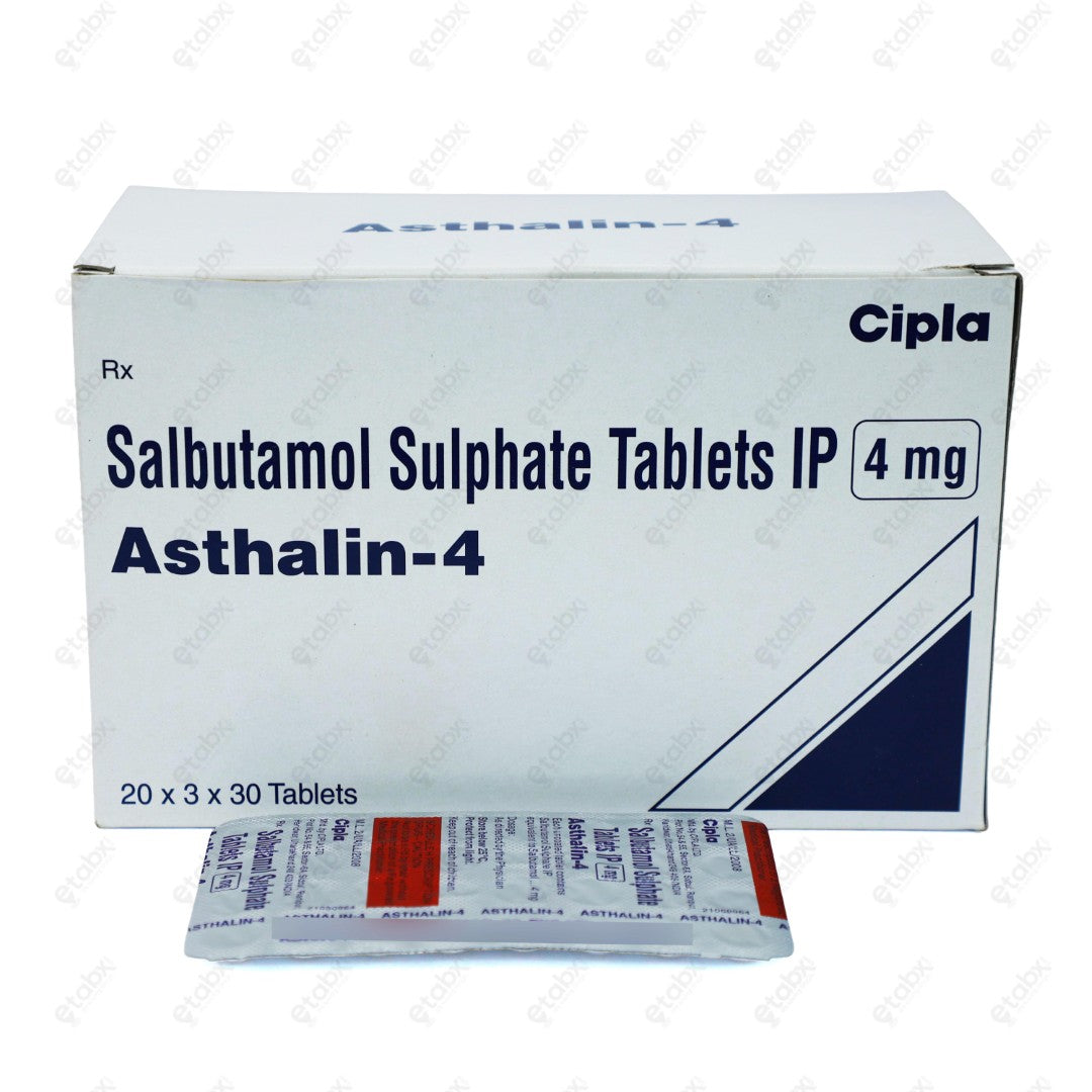 Asthalin 4mg Tablet 30's
