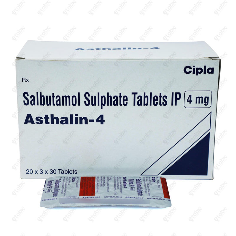 Asthalin 4mg Tablet 30's
