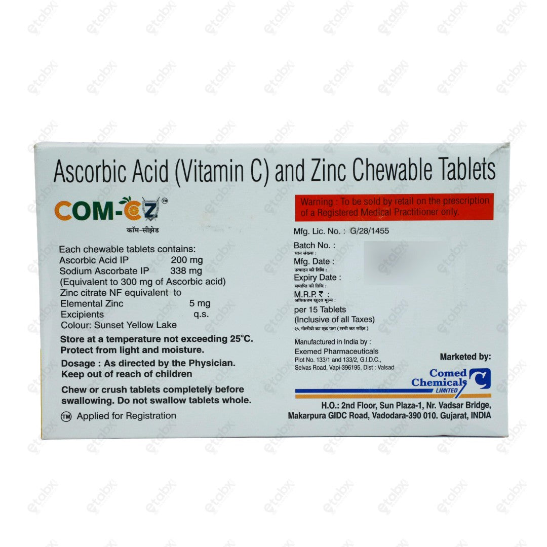 COM CZ Tablets 15's