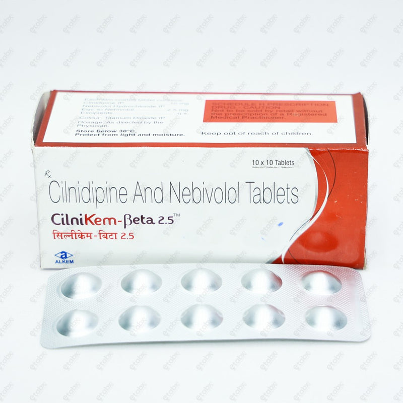 CILNIKEM BETA 2.5 Tablet 10'S