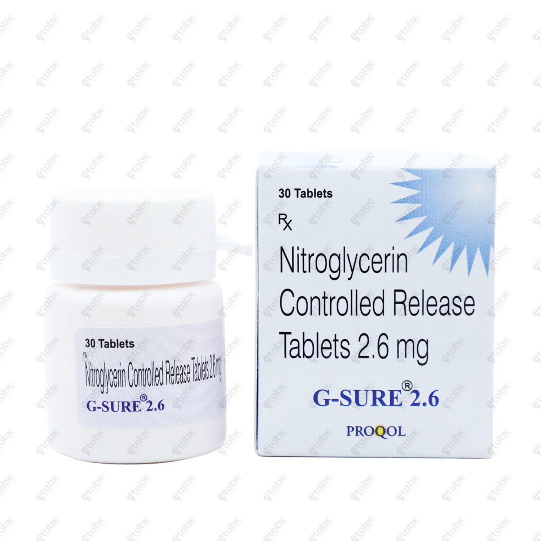G SURE 2.6 Tablet 30's