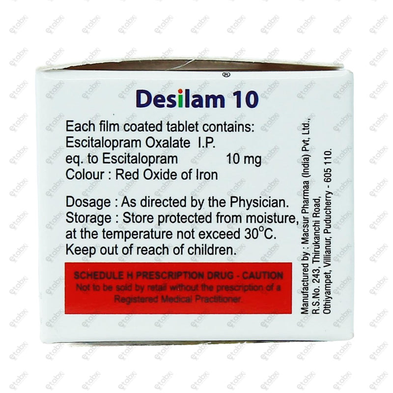 Desilam 10mg Tablet 10's