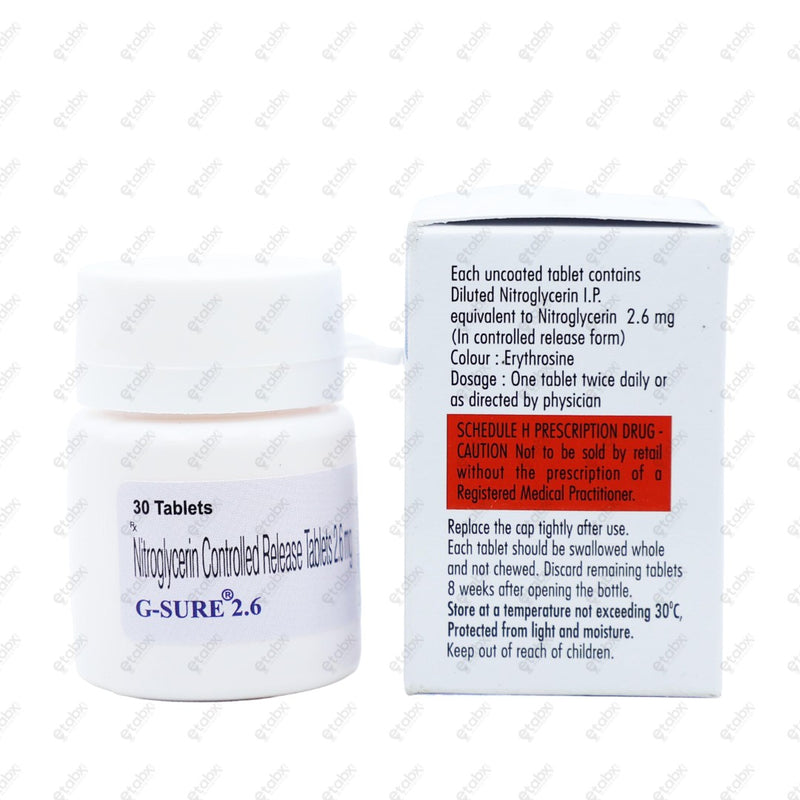 G SURE 2.6 Tablet 30's