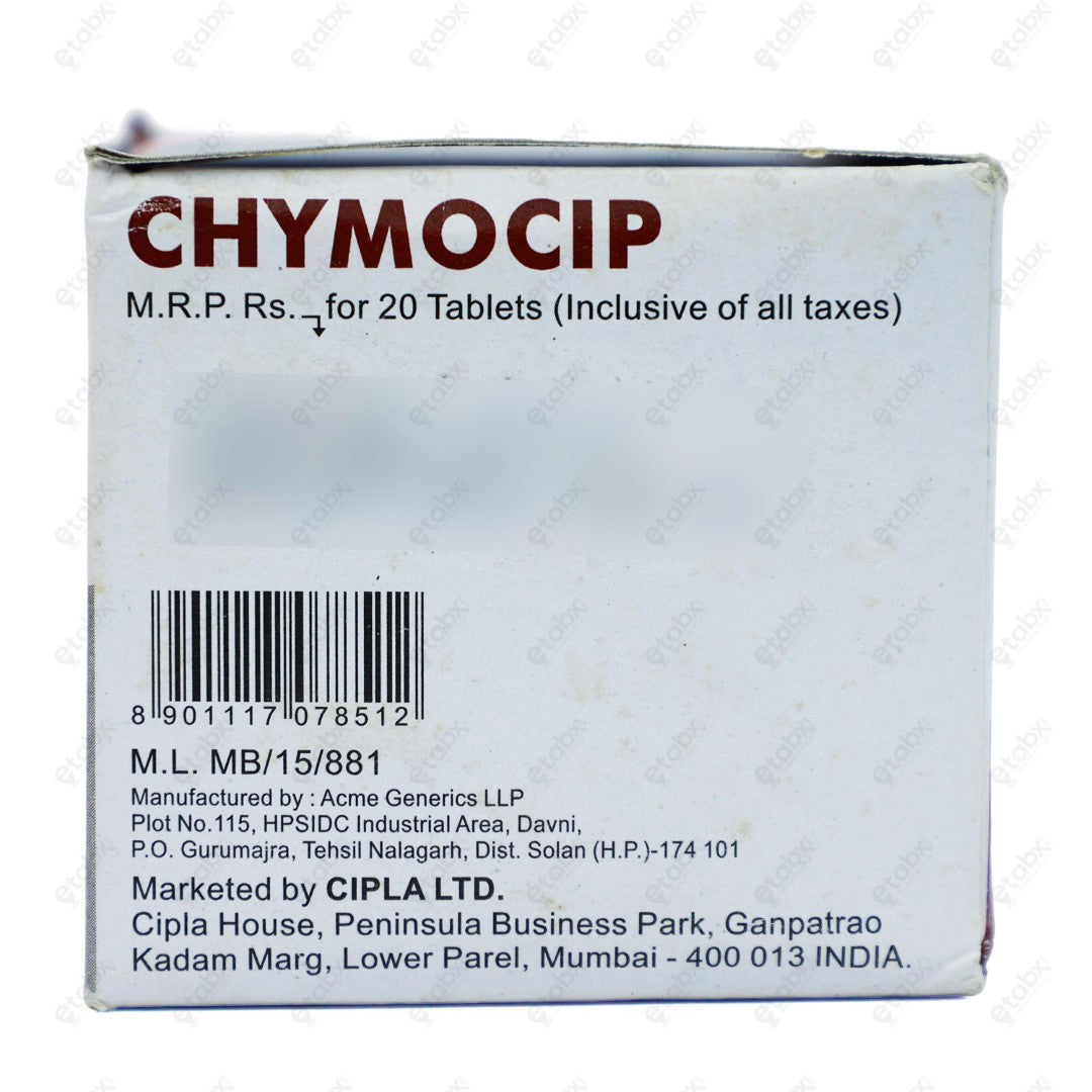 Chymocip Tablet 20's