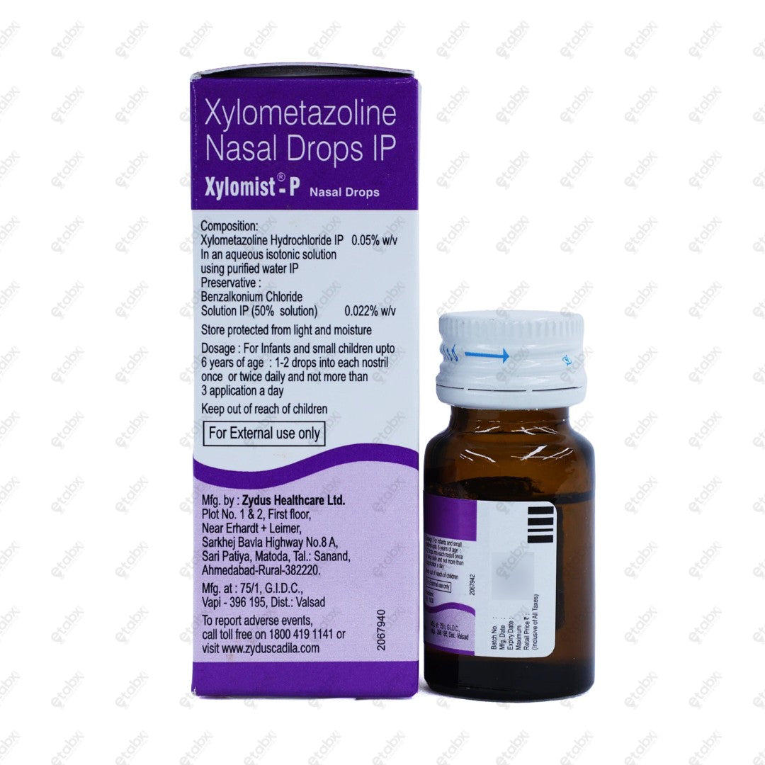 Xylomist P Nasal Drops 10ml