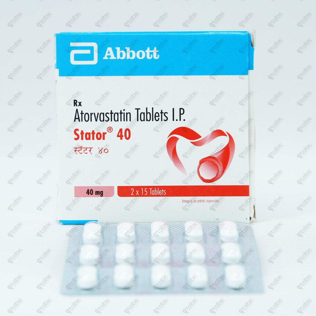 Stator 40mg Tablet 15's