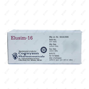 ELUSIM 16mg Tablet 10's