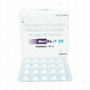 MET XL T 25mg Tablets (20's)