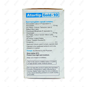 ATORLIP GOLD 10mg Capsule 10's