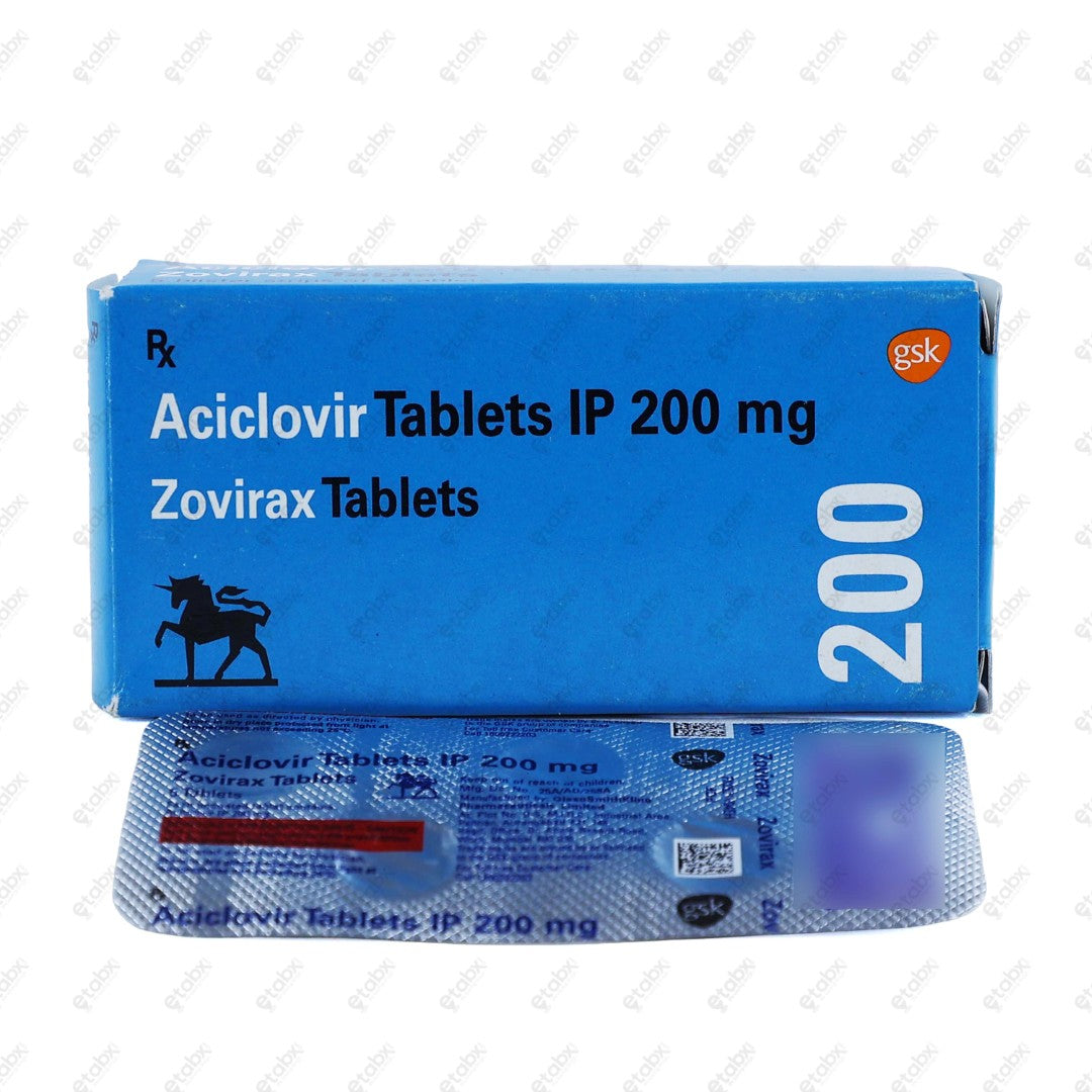 ZOVIRAX 200mg Tablets 5's