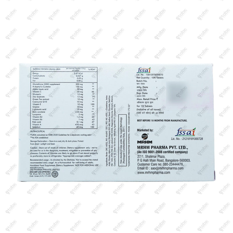 EC Glow G Tablets 10's