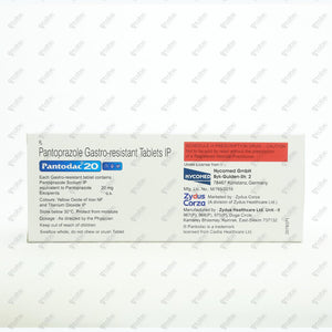 Pantodac 20mg Tablet 15's