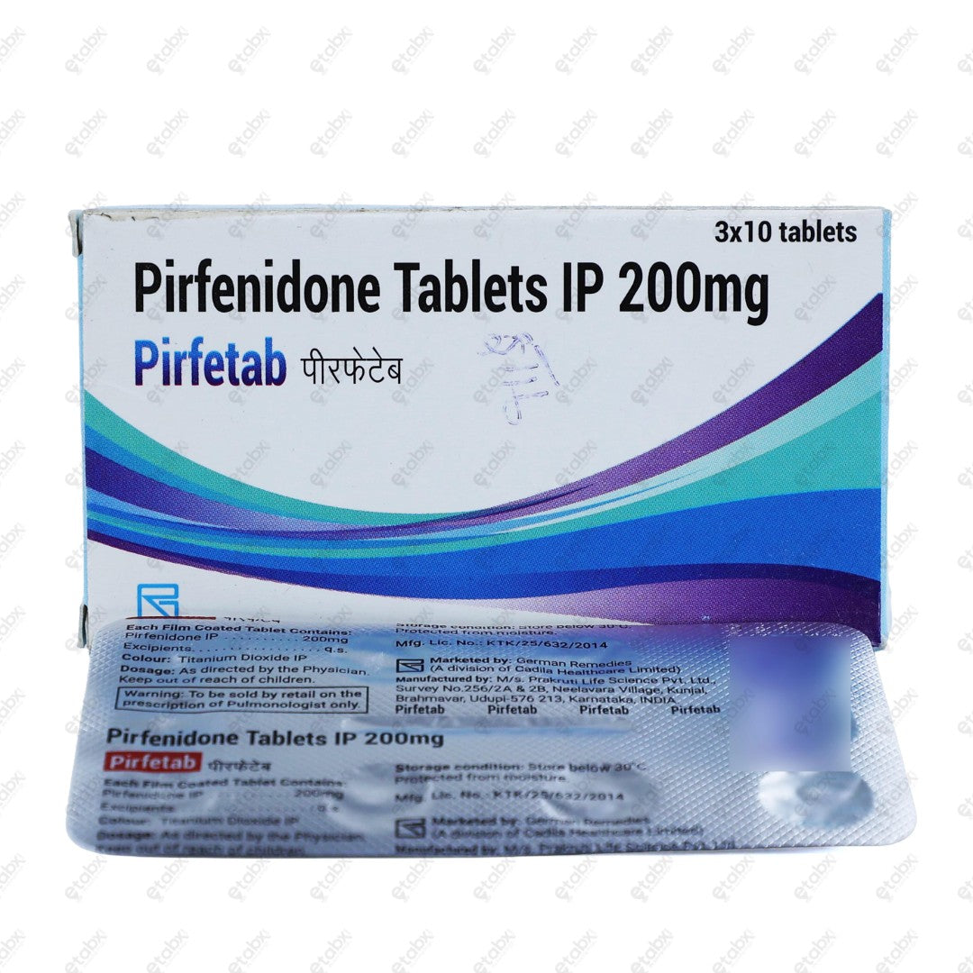 Pirfetab 200mg Tablet 10's