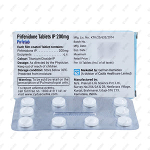 Pirfetab 200mg Tablet 10's