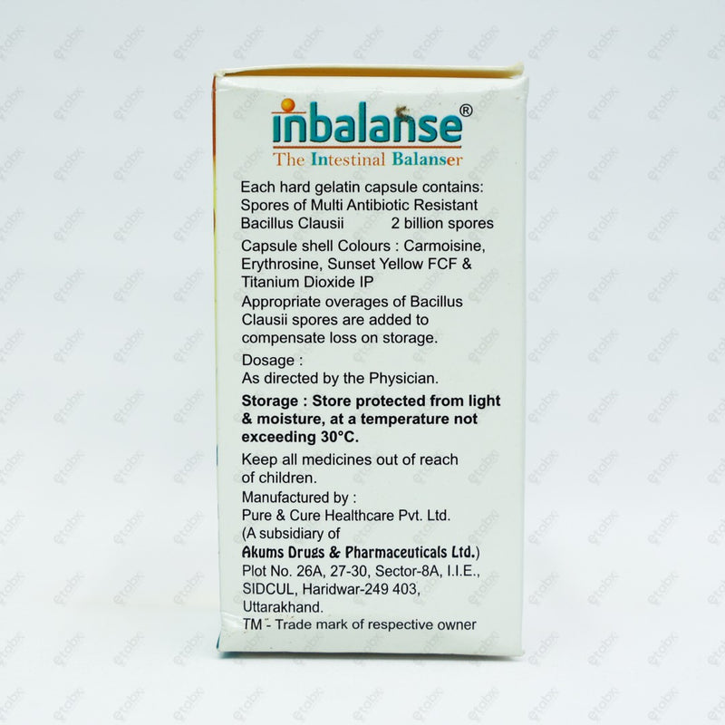 Inbalanse Capsules 10's