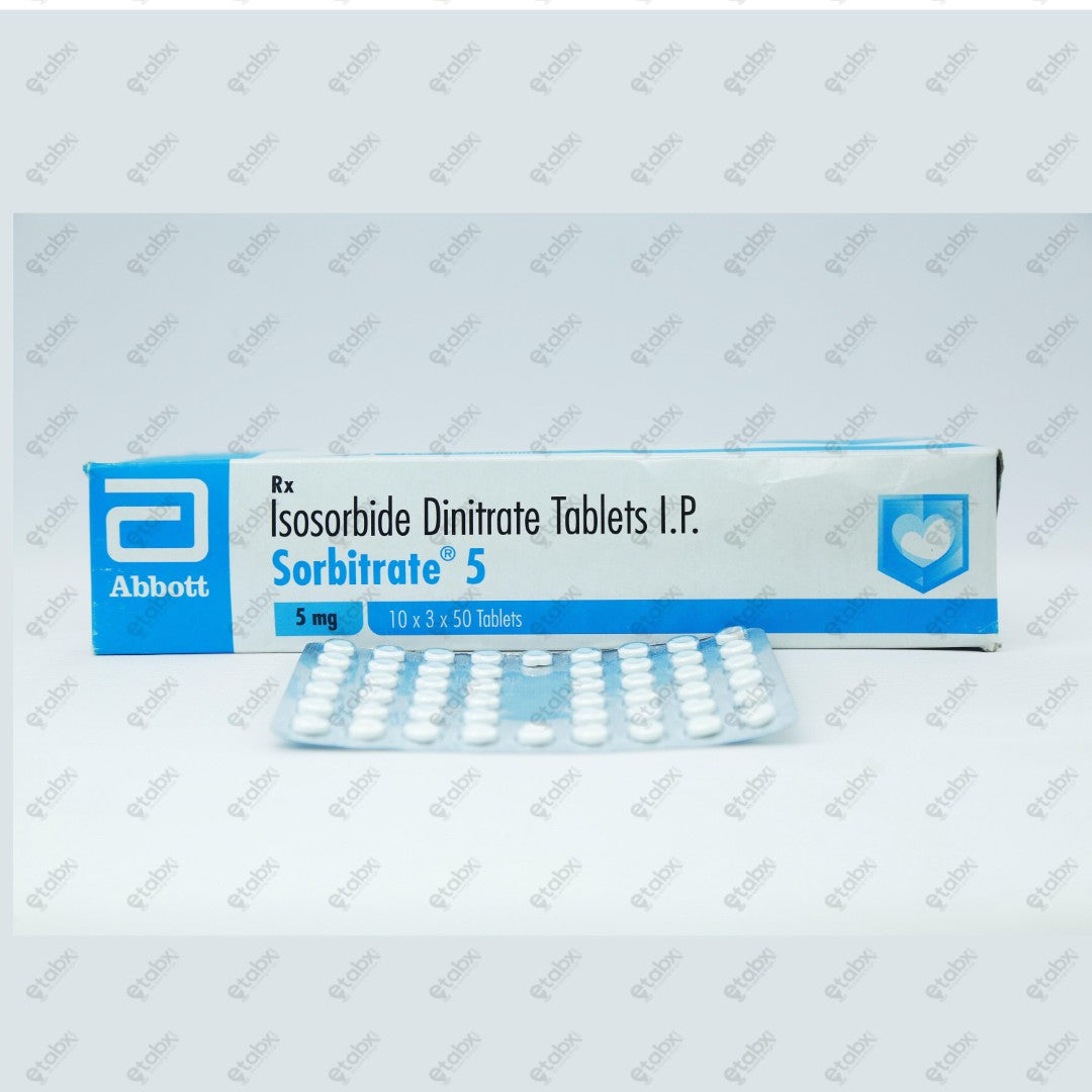 Sorbitrate 5mg Tablet 50's