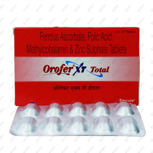 Orofer XT Total Tablet 10's