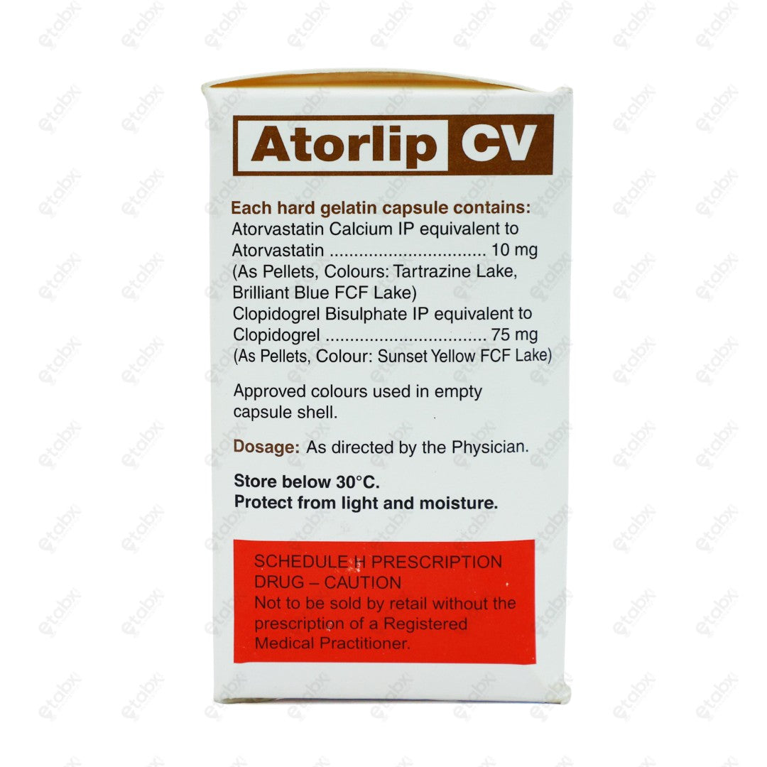 Atorlip CV 10 Capsule 10's