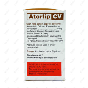 Atorlip CV 10 Capsule 10's