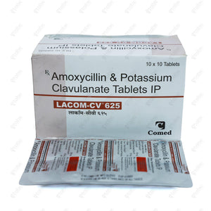 Lacom CV 625mg Tablet 10's