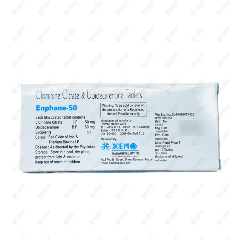 Enphene 50mg Tablet 10's
