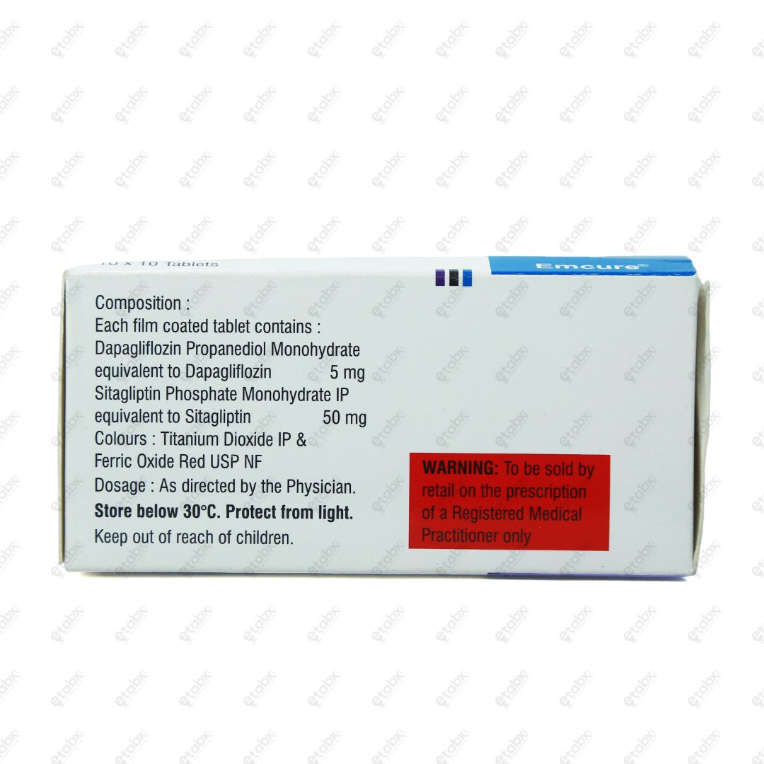 Emsita D 50/5 Tablet 10's