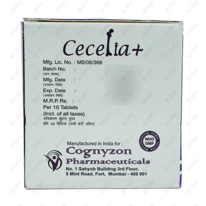 Cecelia Plus Tablet 10's