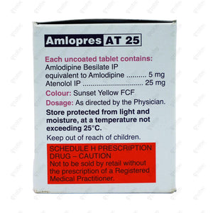 Amlopres AT 25MG Tablet 15's