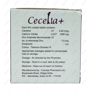 Cecelia Plus Tablet 10's