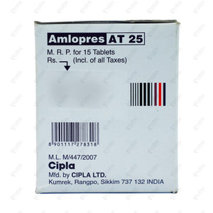Amlopres AT 25MG Tablet 15's