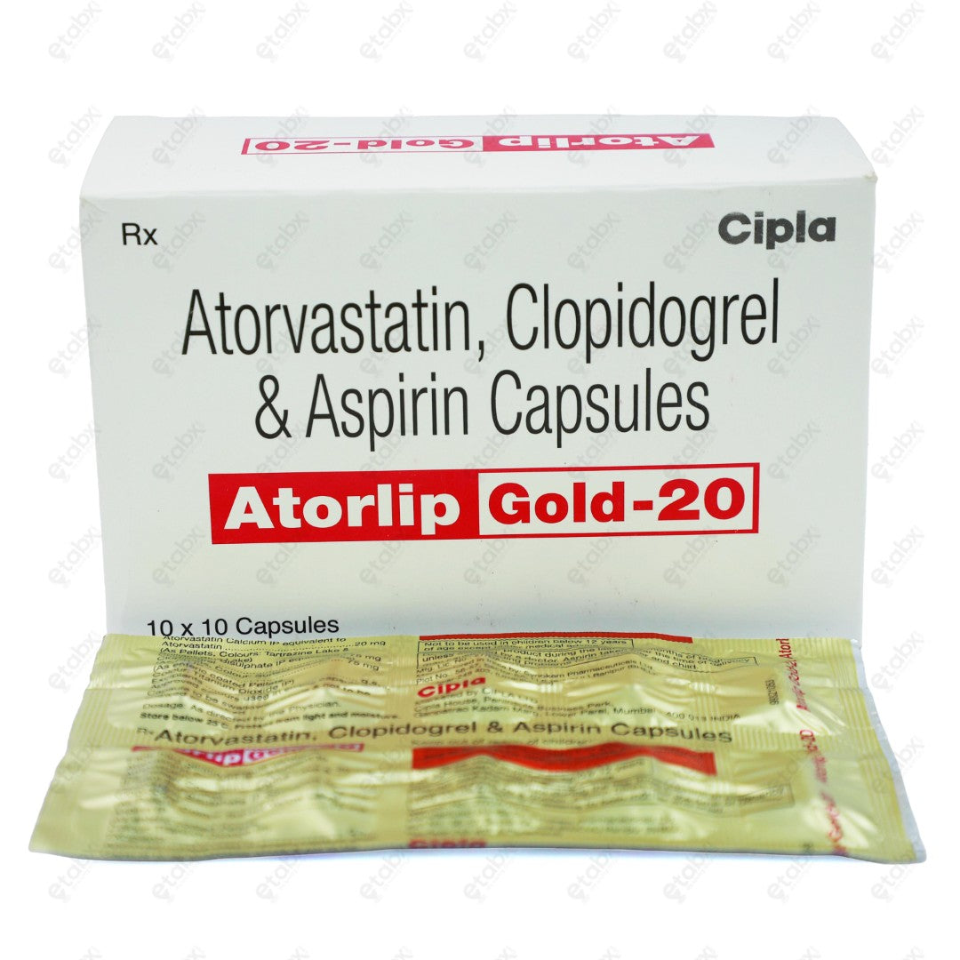 Atorlip Gold 20mg Capsule 10's