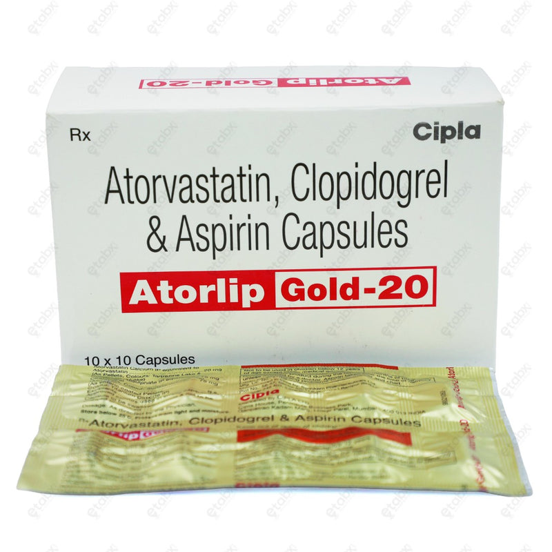 Atorlip Gold 20mg Capsule 10's