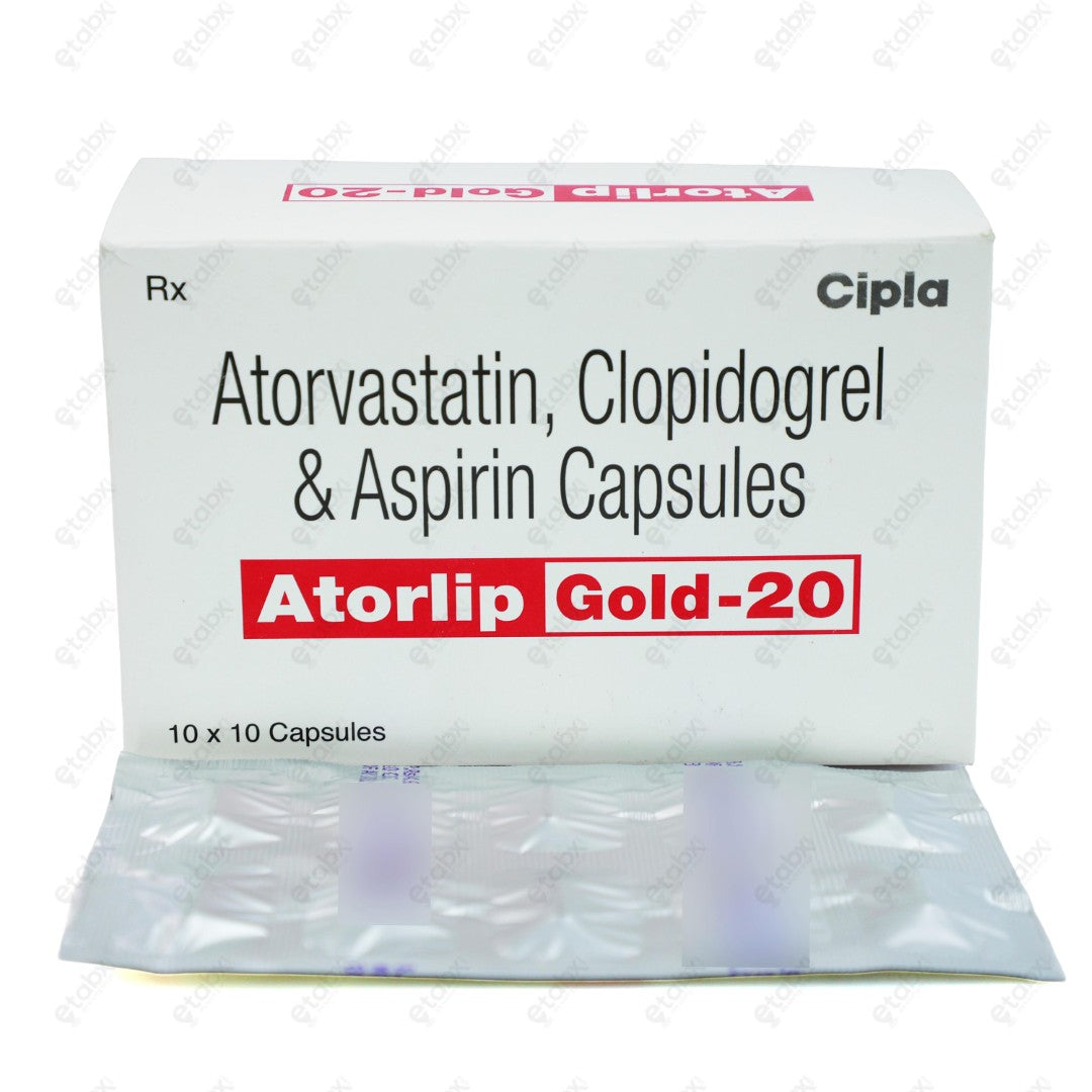 Atorlip Gold 20mg Capsule 10's