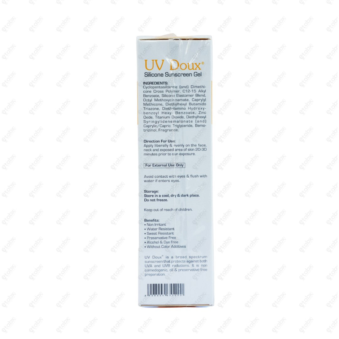 UV Doux Silicone Sunscreen Gel SPF 50 PA+++ 50gm