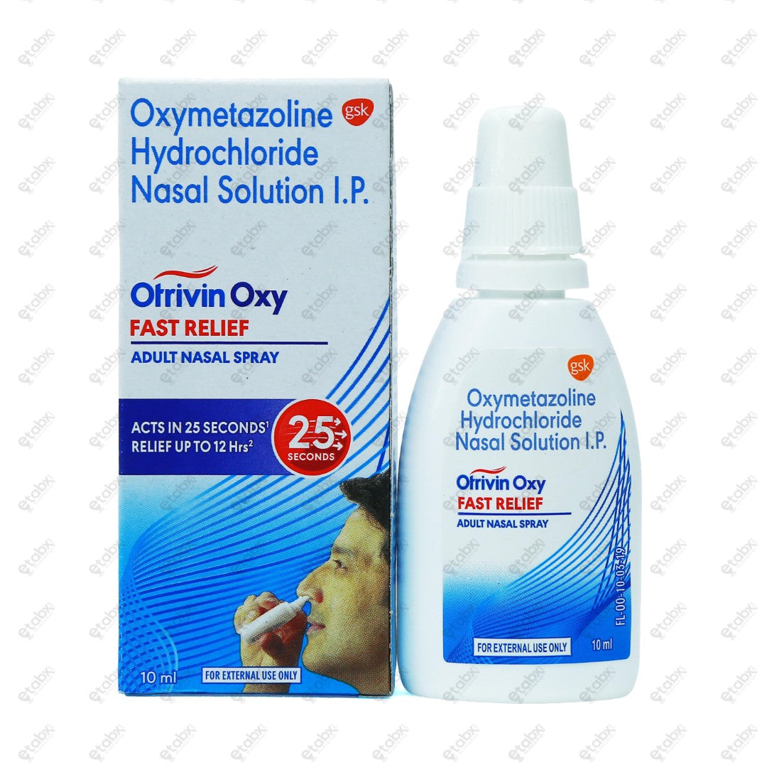 Otrivin Oxy Fast Relief Nasal Spray 10ml