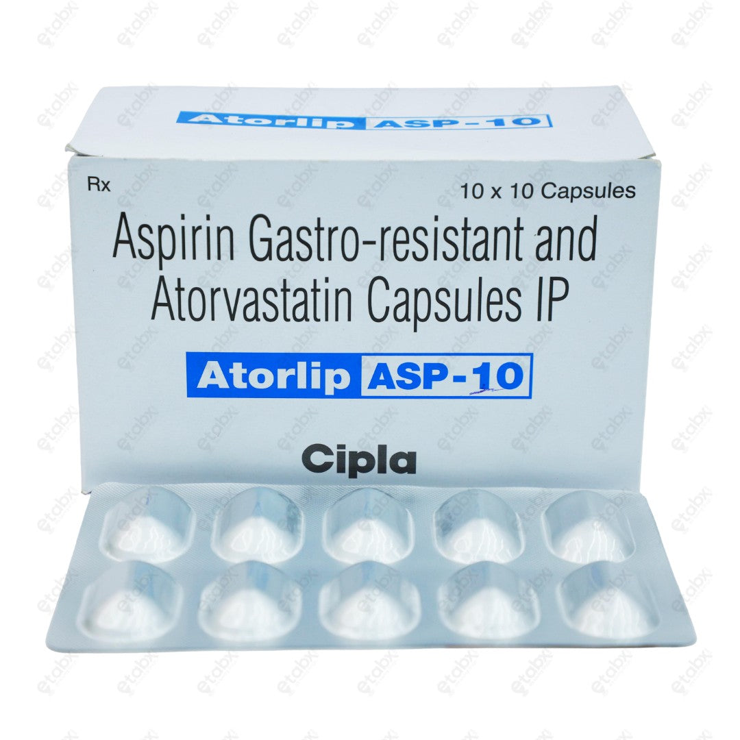 Atorlip ASP 10 Capsule 10's