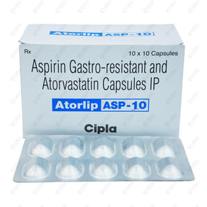 Atorlip ASP 10 Capsule 10's
