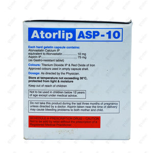 Atorlip ASP 10 Capsule 10's