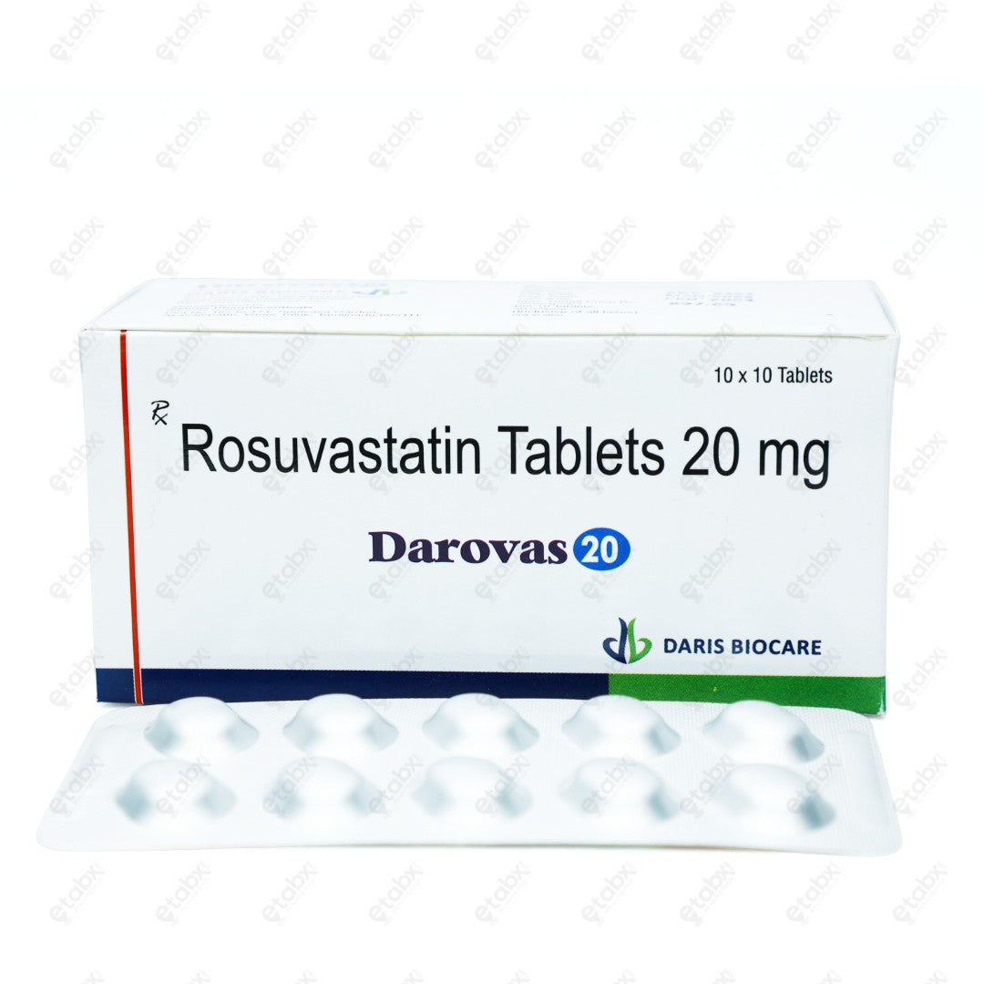 DAROVAS 20mg Tablet 10's